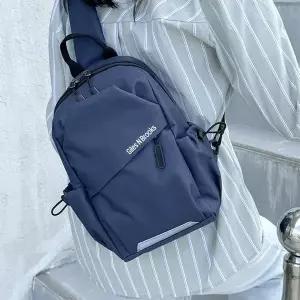 [하프클럽/]캐주얼힙색 슬링백 학생 가방 교복패션 미니백팩