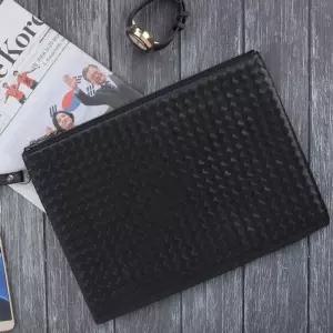 [하프클럽/]가죽 격자 클러치백 R2 손가방 남녀 정장 가방