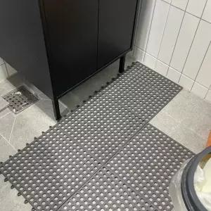 욕실 화장실 미끄럼 방지 바닥 매트 그레이/발판/논슬립/패드/발매트/계단/수영장/깔판/베란다/목욕탕/샤워