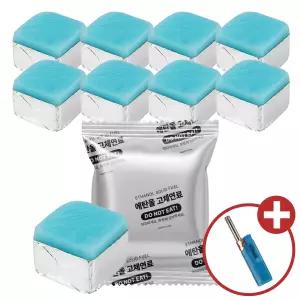 브리즈문 에탄올 고체연료 미니화로 착화제 10개 착화탄 불쏘시개 숯 장작 점화제 20g 30g 50g