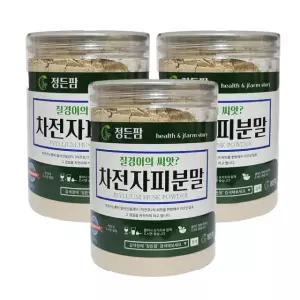 정든팜 차전자피분말 300g x 3개 뉴밀폐통 질경이씨앗껍질