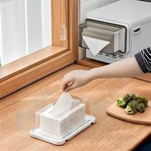 티슈 핸드타올케이스 냅킨 휴지 디스펜서 사각 케이스