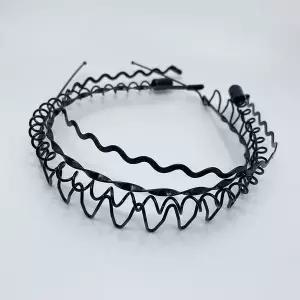 [하프클럽/]남녀 얇은 와이어 철사 스프링 머리띠 세안 머리 고정