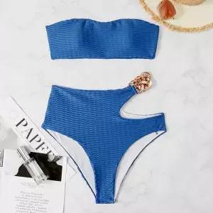 [하프클럽/셀러허브_여성트랜드패션]수영복 하이 웨스트 브라탑 썸머 비키