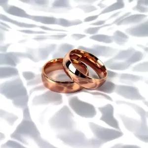 [하프클럽/셀러허브_여성트랜드패션]로즈골드 티타늄반지 커플반지 볼드반