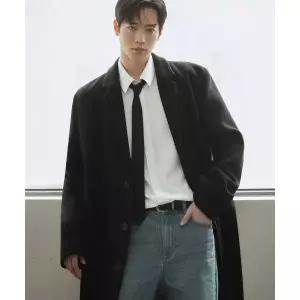 매장정품 DRAW FIT 드로우핏 [서강준 PICK]프리미어 퓨어 캐시미어 히든 싱글 코트 [BLACK] DFCT1401BK 748