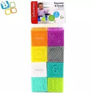 [하프클럽/]유아 블록 스퀴즈 스택 감각놀이블럭세트 8P 아기선물
