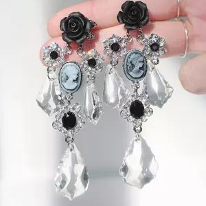 귀꾸 결혼식귀찌 전통 귀걸이세트 고급 왕귀걸이