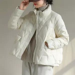 겨울용 따뜻한 퀼팅 덕다운 패딩 아우터