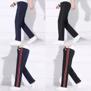 트레이닝 바지 스쿨룩 오렌지라인 블랙 네이비 교복