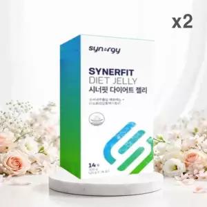 시너지 풋사과 애플페논 식이섬유 시너핏 다이어트 젤리 스틱 14포 두박스