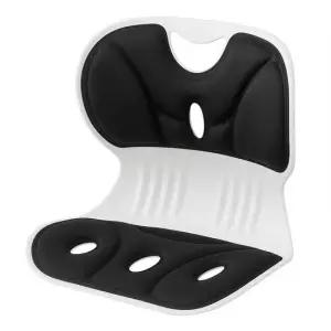 바른 자세 교정 의자 척추 교정 등받이 좌식 의자 블랙 J691