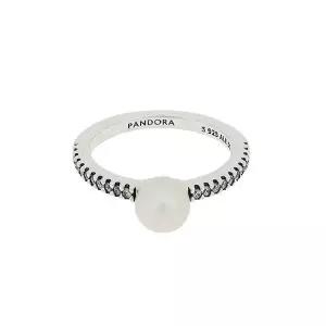 여성 타임리스 트리티드 프레쉬워터 컬처드 진주 앤 파베 반지(193158C01)