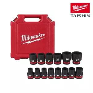 밀워키 49-66-7013 SHOCKWAVE 스탠다드 임팩트 소켓 세트 (14PC)