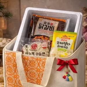 참닭 춘천닭갈비700g5팩+우동사리200g2팩+모짜렐라치즈27g2팩선물세트