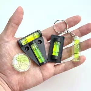 휴대용 수평계 수평대 자석 미니 키링 수평자