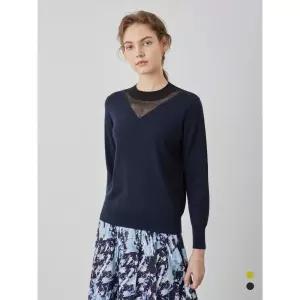 [올리비아로렌]브이하프넥풀오버5OCSBL11610