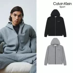 [캘빈클라인스포츠] 에센셜 남성 후드집업