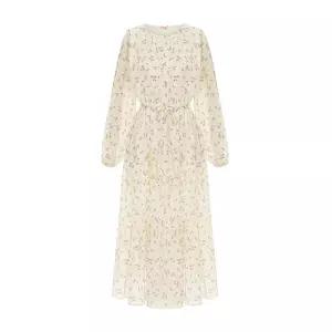 [샐리] 쉬폰플라워버튼롱원피스_I6A-COP002