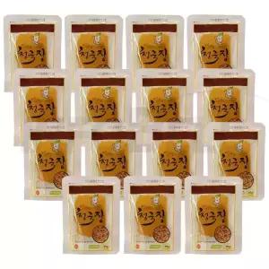 우리 작두콩이 들어간 청국장 발효식품 국내산 작두콩 대두 콩 진공 소포장 청국장찌개 청국장 15팩 30인분