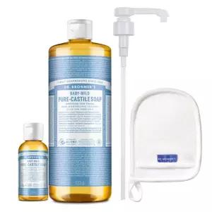 닥터브로너스 캐스틸 솝 클렌저 950ml + 60ml - 베이비 마일드 코스트코