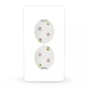 올리비아 화이트 매입 2구 콘센트