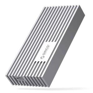 ORICO 40Gbps NVMe SSD 인클로저, M-Key 4TB 2280용 M.2 to USB-C 어댑터, 알루미늄 M2 외장 케이스, Thunderbolt 3/4 USB3.2 /3.1 /3.0 /Type-M234-Silver와 호환 가능