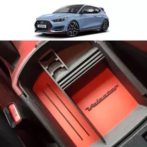 핏콘 벨로스터 js 컬러 감성 차량용 수납함 콘솔트레이