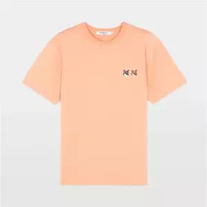 더블 폭스 헤드 패치 남녀공용 반팔 티셔츠 IU00114KJ0008 P612