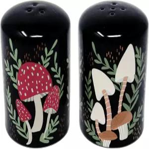 제철소 Co. 버섯 소금 후추 쉐이커 귀여운 참신한 장식 코티지코어/히피/페어리코어 주방 액세서리