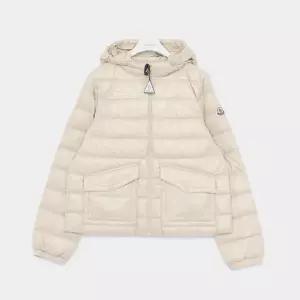 몽클레어키즈 26SS 엘라 패치로고 후드 패딩 여아 자켓 1A00022 597Z8 20N ELA/6A