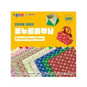 종이나라 꽃누르미 색종이 100매