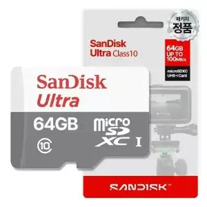 샌디스크 Ultra microSDXC UHS-I Card 64GB (QUNR) (Class10)