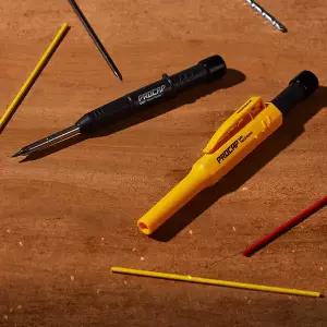 모나미 프로캡 드라이 펜슬 마카 / 현장용 목공 샤프 마커 (리필심 선택)