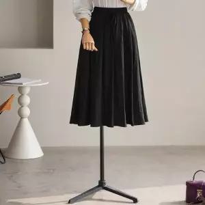 (안나앤플러스) A. 에른 밴딩 플리츠 스커트[스커트D1210R03] 빅사이즈