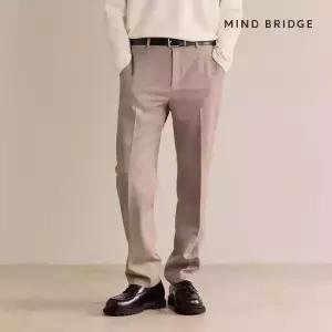 [택가 79,900원]마인드브릿지 남성 테이퍼드투톤밴딩팬츠_4컬러