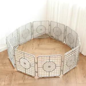 (중형)(그레이)(10p) 애완동물 울타리/애견/아기/펫도어/반려견/펜스/애완견/고양이/반려/동물/강아지/막이