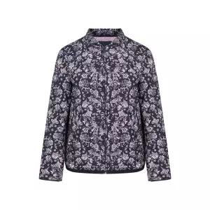 [크로커다일레이디]크로커다일레이디 스프링 플라워패턴 캐주얼 실루엣 패딩_CLESPD102