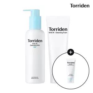 [SET] 토리든 다이브인 저분자 히알루론산 클렌징 밀크 200ml+다이브인 폼 150ml (+폼 30ml)