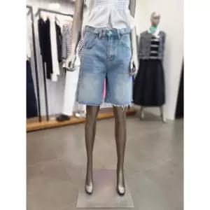 제시뉴욕 세이브존05 4부 기장 컷팅 데님 반바지 BFM5NLDP0570