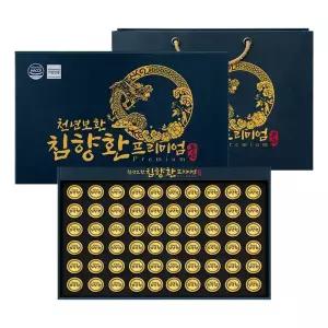 천년보환 침향환 프리미엄 (60환) 225g + 쇼핑백 발효 침향단 황제 효능 부모님 명절 선물세트