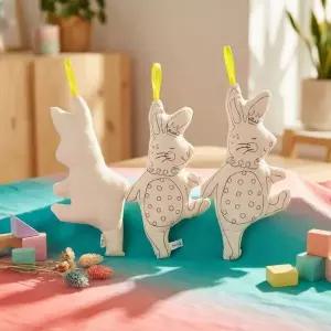 [하프클럽/]캔버스천인형(춤추는 토끼)(138차 이십개입x1봉