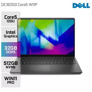 DELL 16 DC16250 Core5 W11P 16인치 업무용 대학생 노트북 WIN11 PRO 32GB 512GB YO