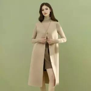 [더핸드메이드]울 블렌드 핸드메이드 베스트 원피스 (55-88) (2way)