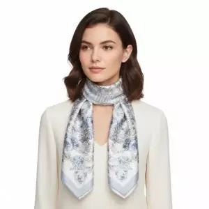 디올 여성 로지에 드 90 스퀘어 실크 스카프 아주르블루) 61RSE090I645 C515