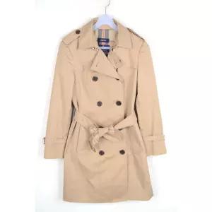 구제 헤지스 트렌치 코트 여성S 춘추 하프 자켓 11683