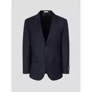 [로가디스] 울 솔리드 루즈 핏 수트 재킷 - 네이비 (RX6101NA1R)