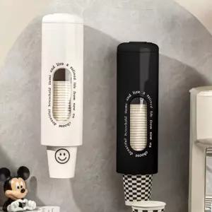 심플 종이컵 디스펜서 (색상선택)/일회용컵/탕비실/사무실/수납/보관/정리/꽂이/홀더/컵받침/정리대/보관함