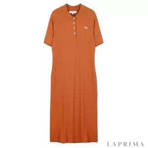 [롯데백화점]메종 키츠네 베이비 폭스 여성 카라 반팔 롱 원피스 MW01611-KJ0134-P261