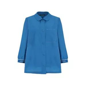 [크로커다일레이디]크로커다일레이디 썸머 레터링 테이프 셔츠카라 코트_CLEMCT103